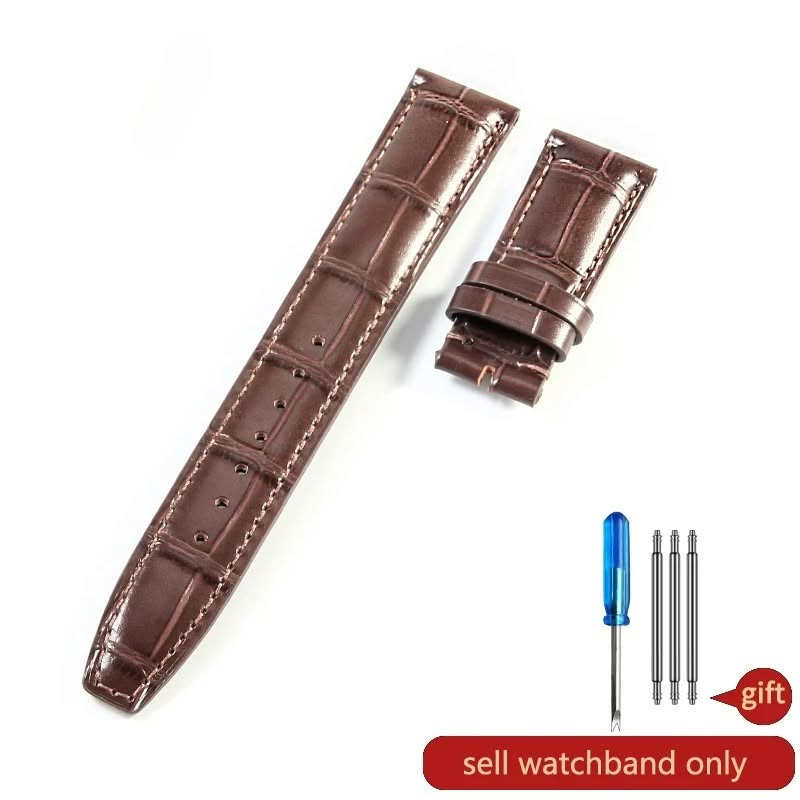 Curved Interface Design High Quality Crocodile Leather Strap