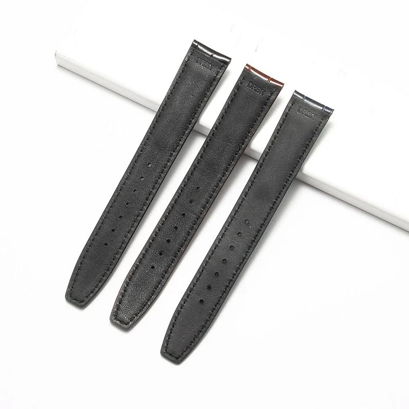 Curved Interface Design High Quality Crocodile Leather Strap