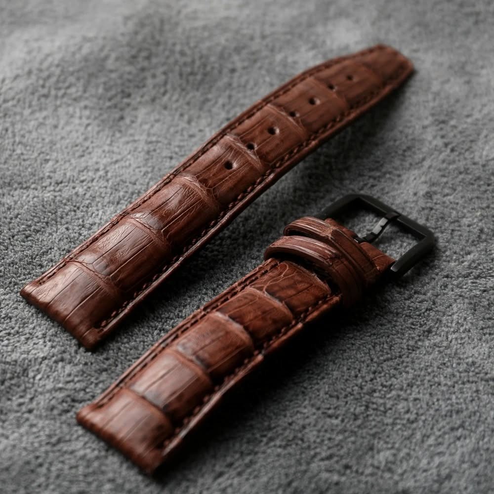 Handmade American Crocodile Leather Strap