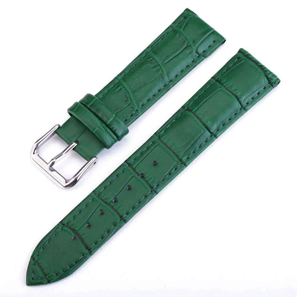 Crocodile leather strap colorful leather strap for female