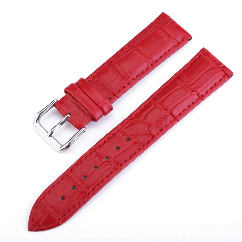 Crocodile leather strap colorful leather strap for female