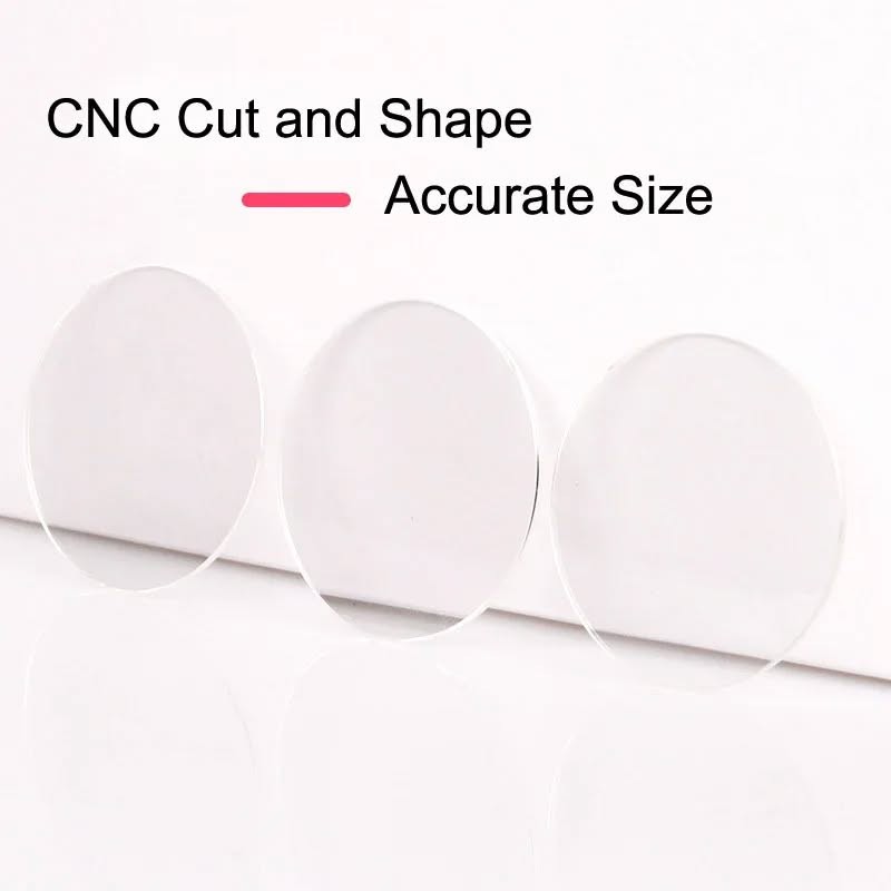 Mineral Glass 1.5mm Thick Double Domed Diameter 20mm ~ 22mm