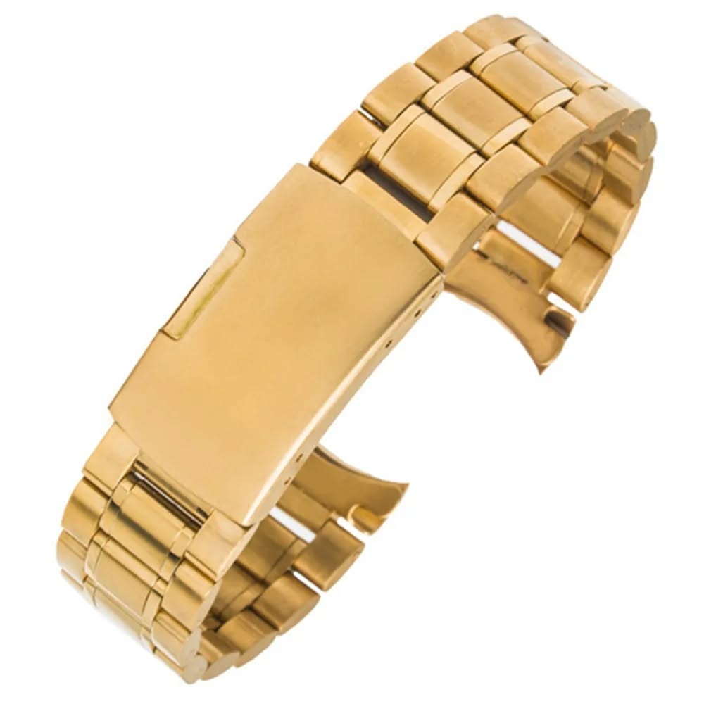 Curved End Stainless Steel 316L 3 Rows Curved end Bracelet