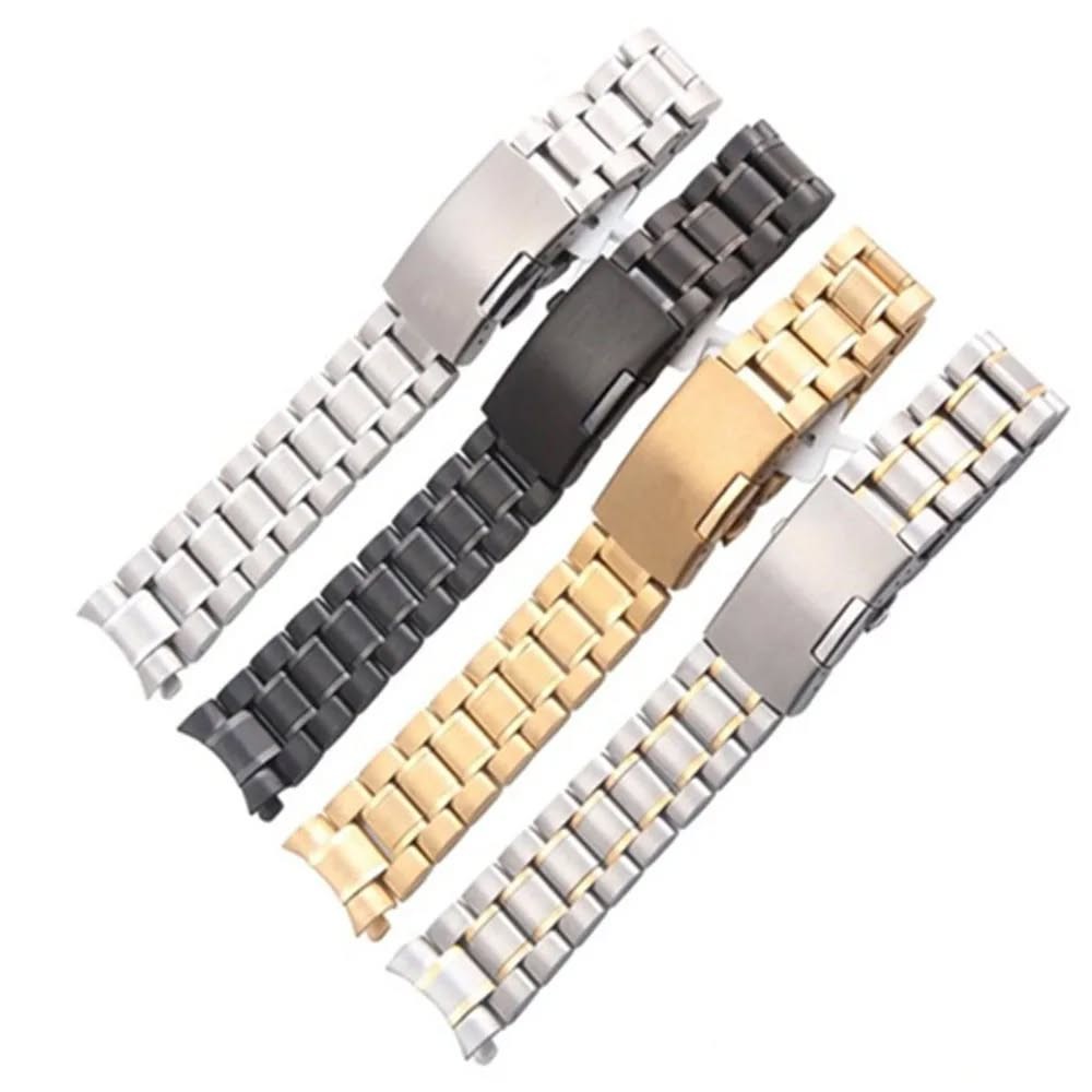 Curved End Stainless Steel 316L 3 Rows Curved end Bracelet
