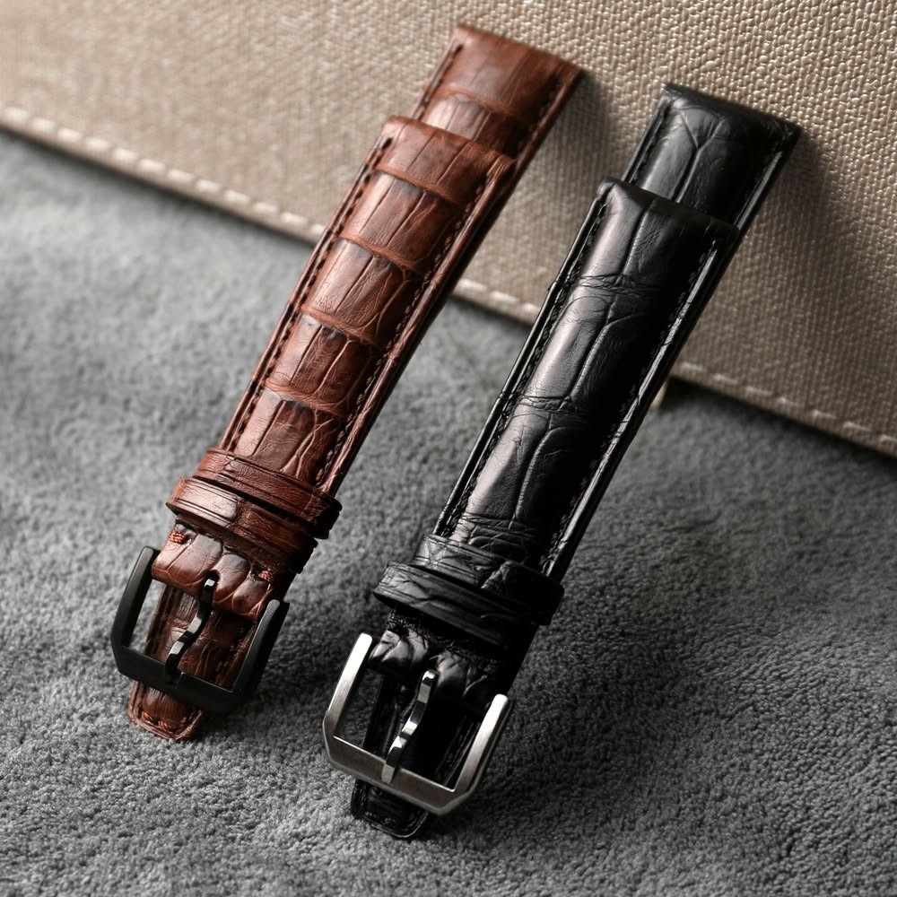 Handmade American Crocodile Leather Strap