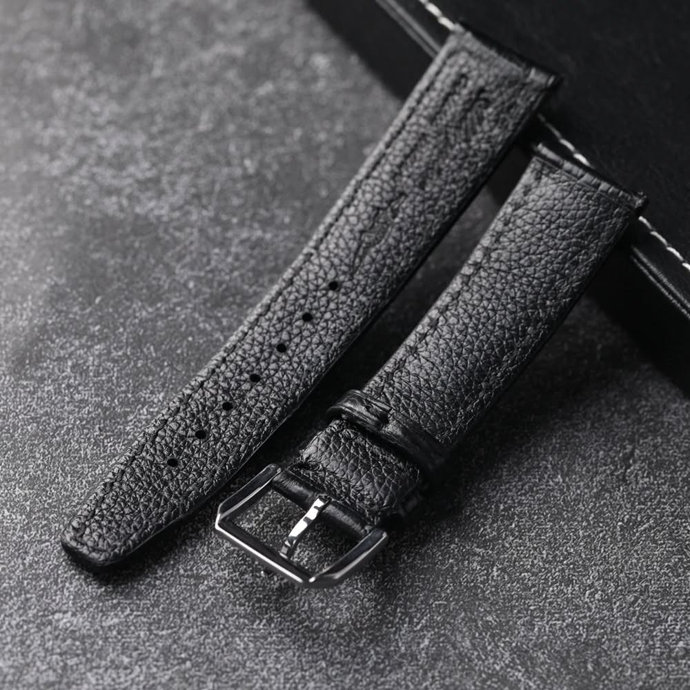 Handmade American Crocodile Strap Black Genuine Leather Strap 20MM 21MM 22MM