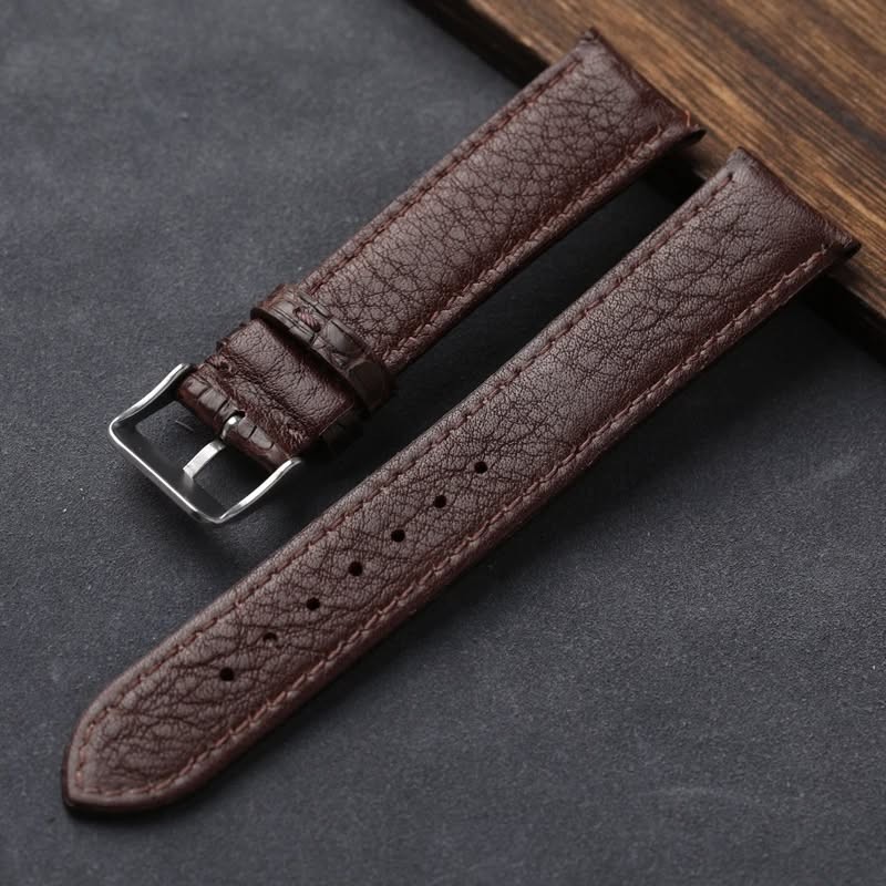 Handmade Alligator Watchband Leather Strap 18 19 20 21 22MM Vintage Style
