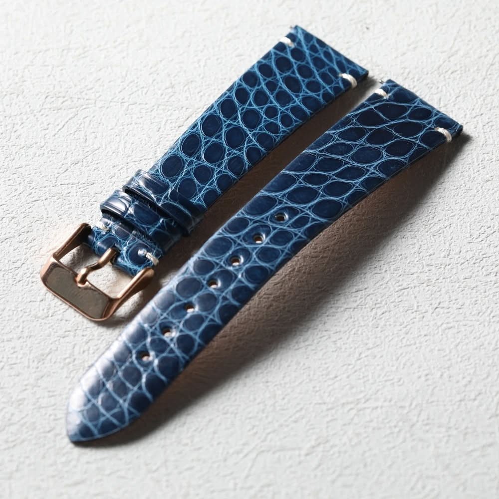 High-end crocodile leather strap quick-release leather strap